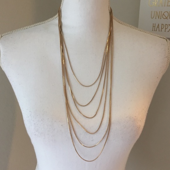 BLACK FRIDAY SALE‼️ NWOT Vintage Layered Necklace - Picture 2 of 5
